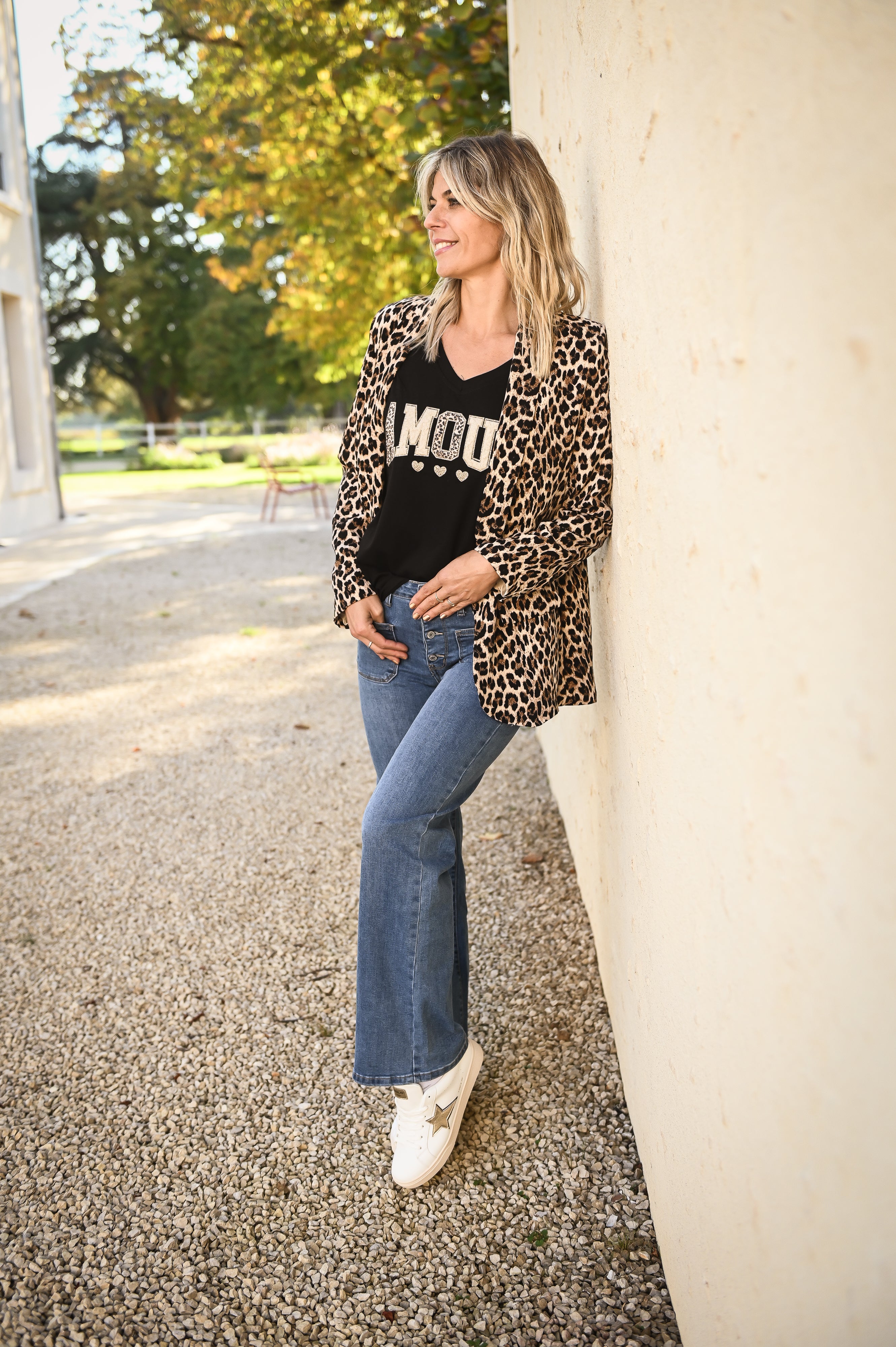 Blazer imprimé léopard la boutique de lydie