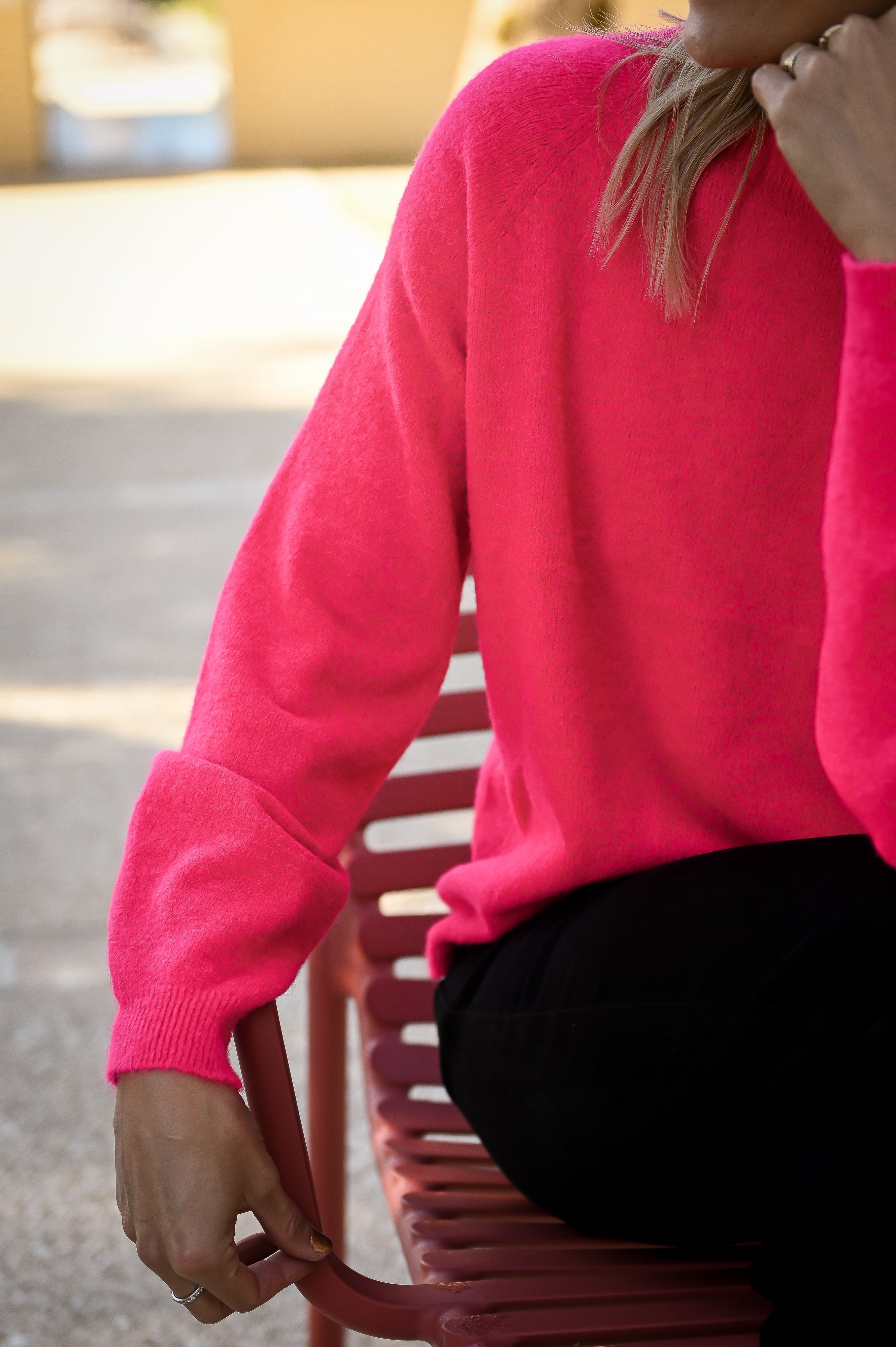 Pull fuchsia la boutique de lydie