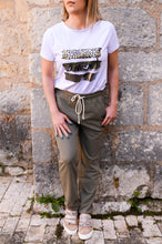 Charger l&#39;image dans la galerie, Pantalon de jogging kaki femme 
