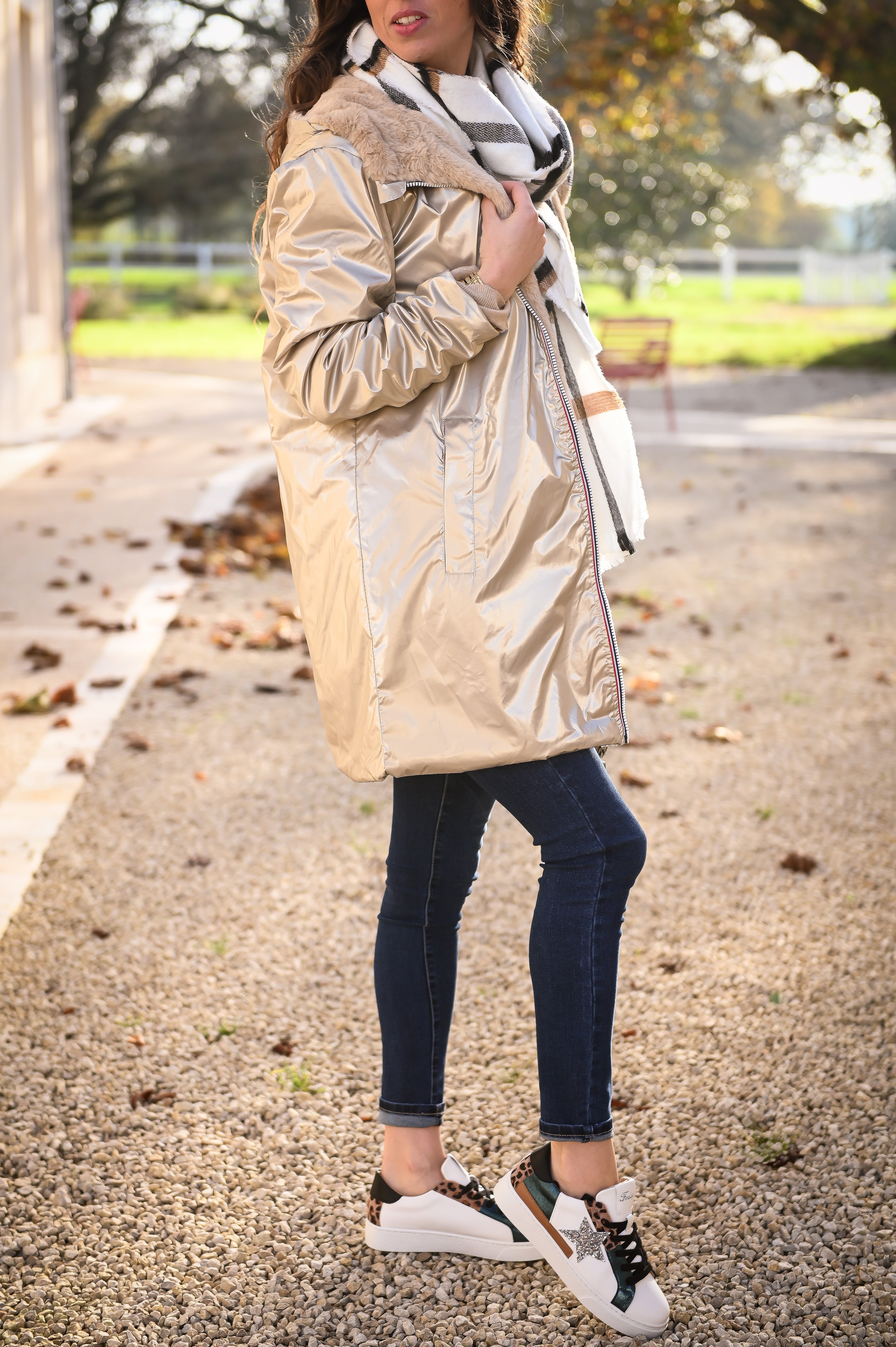 parka or reversible femme mi long la boutique de lydie