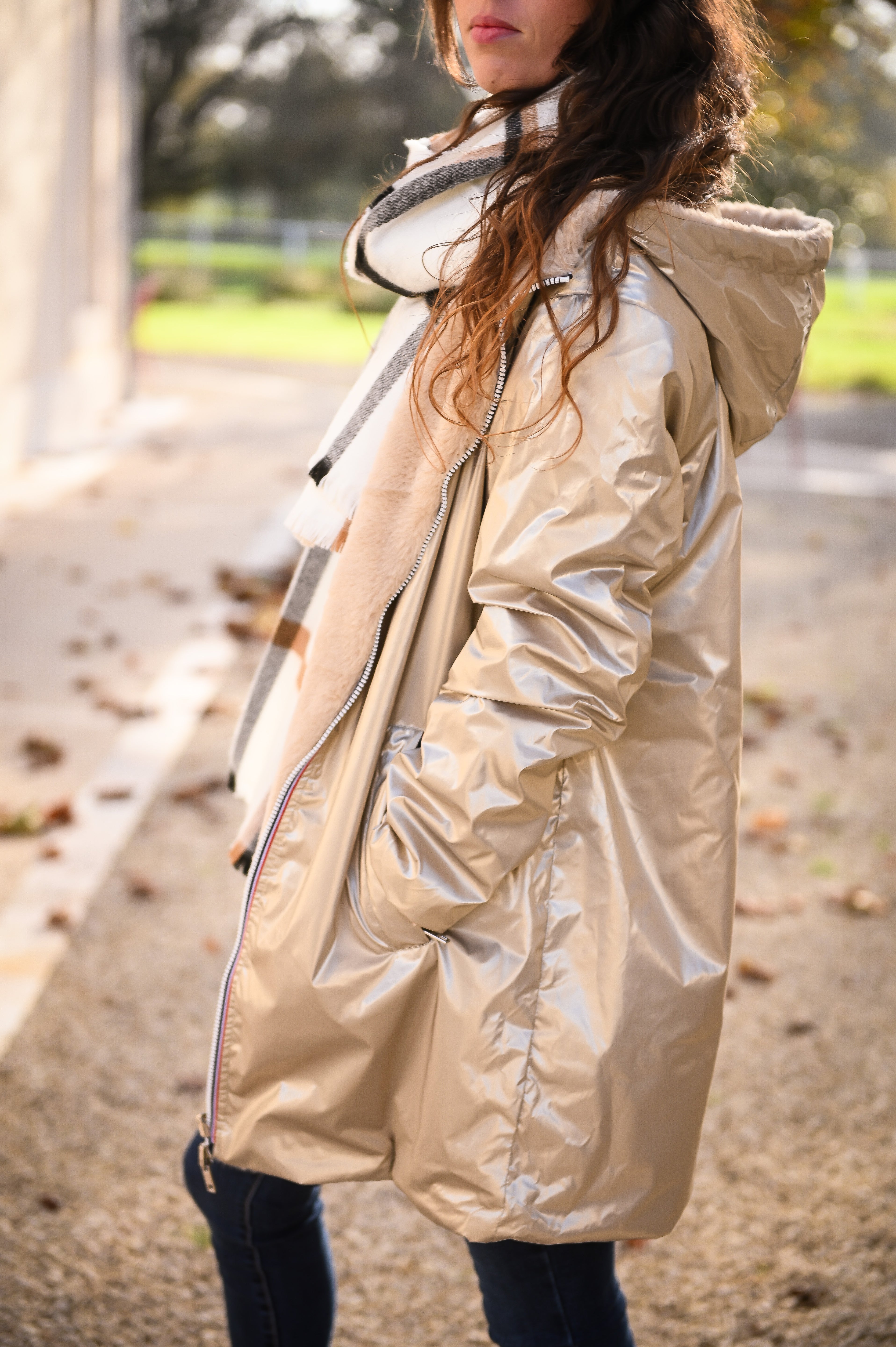 parka or reversible femme mi long la boutique de lydie