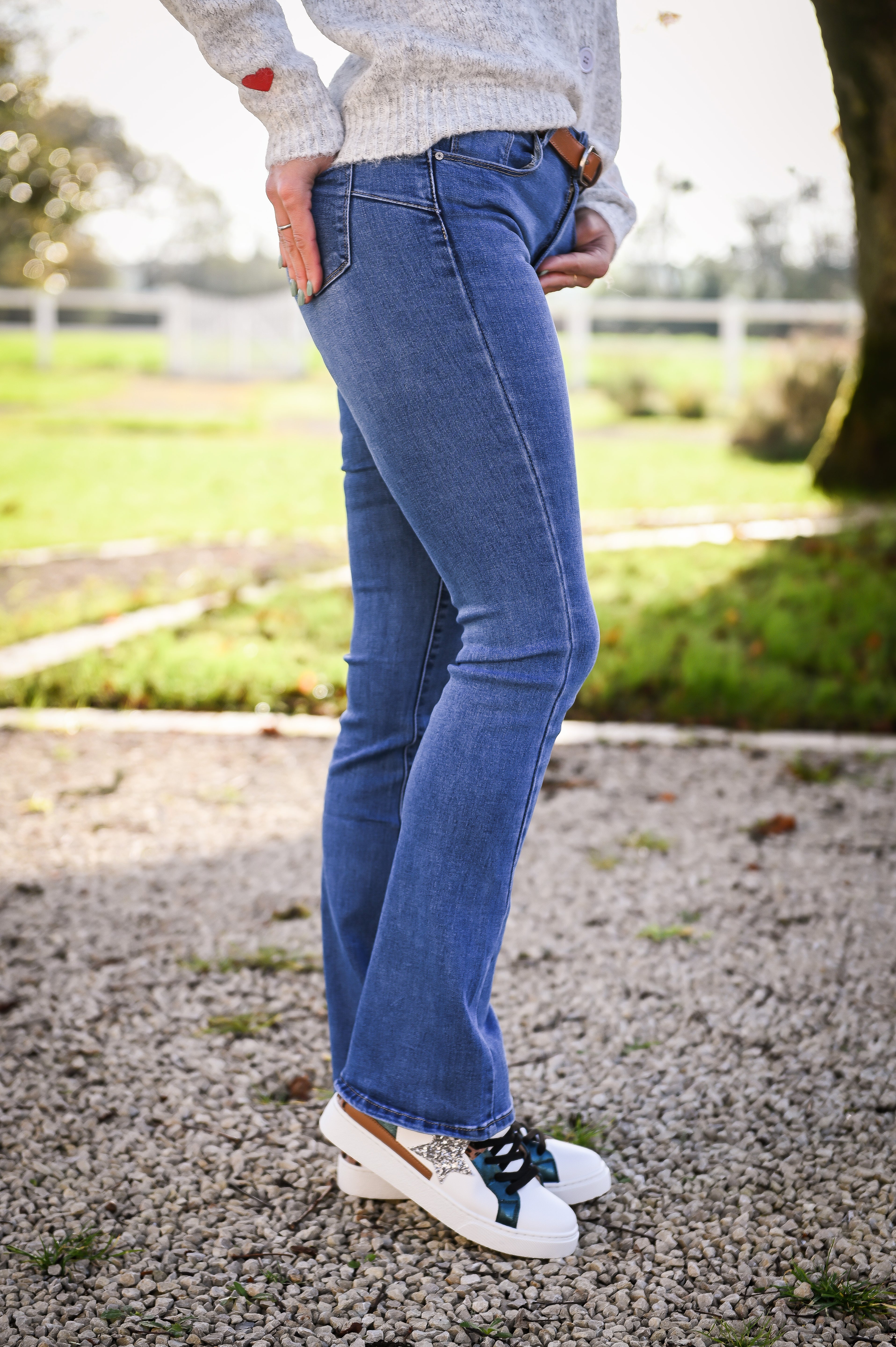 Jean bootcut femme 