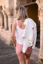 Charger l&#39;image dans la galerie, Short rose avec ceinture à nouer
