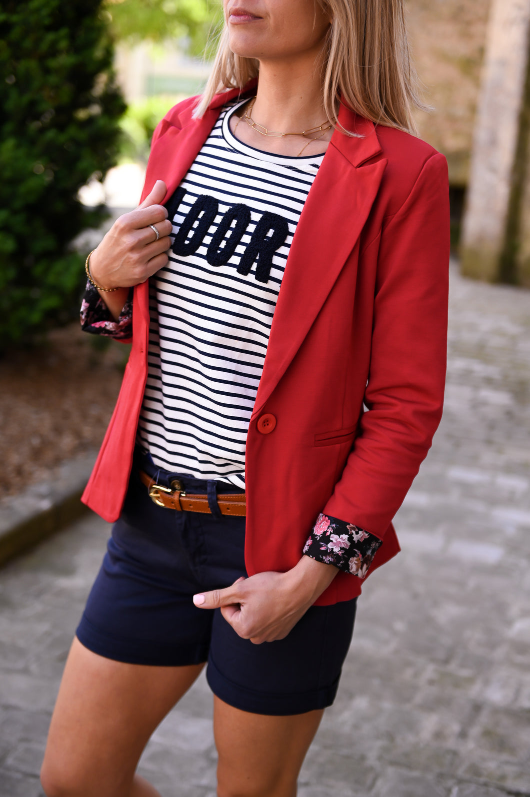 Short chino Marine femme la boutique de lydie