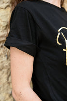 t-shirt noir Prosecco femme