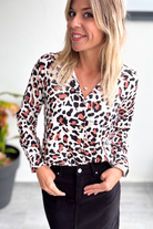 Chemise fluide motif léopard la boutique de lydie