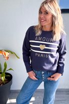 Pull Marine Amour Paris laboutique de lydie