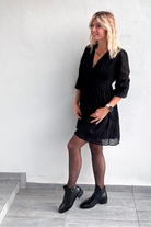 Robe manches longues noire