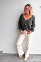 Le Gilet "Cocon" Baby Alpaga - Kaki