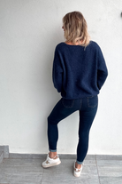 Le Gilet "Cocon" Baby Alpaga - Bleu Marine