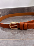 Ceinture fine en cuir