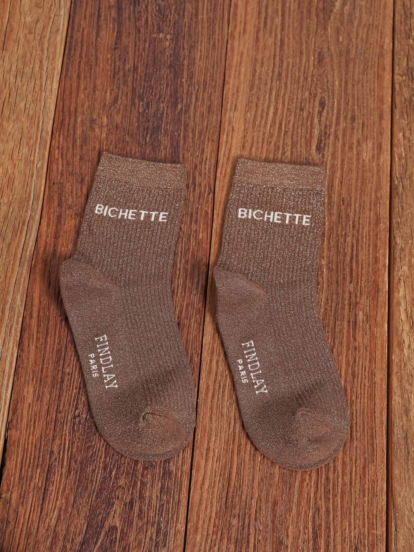 Chaussettes paillettes "Bichette"