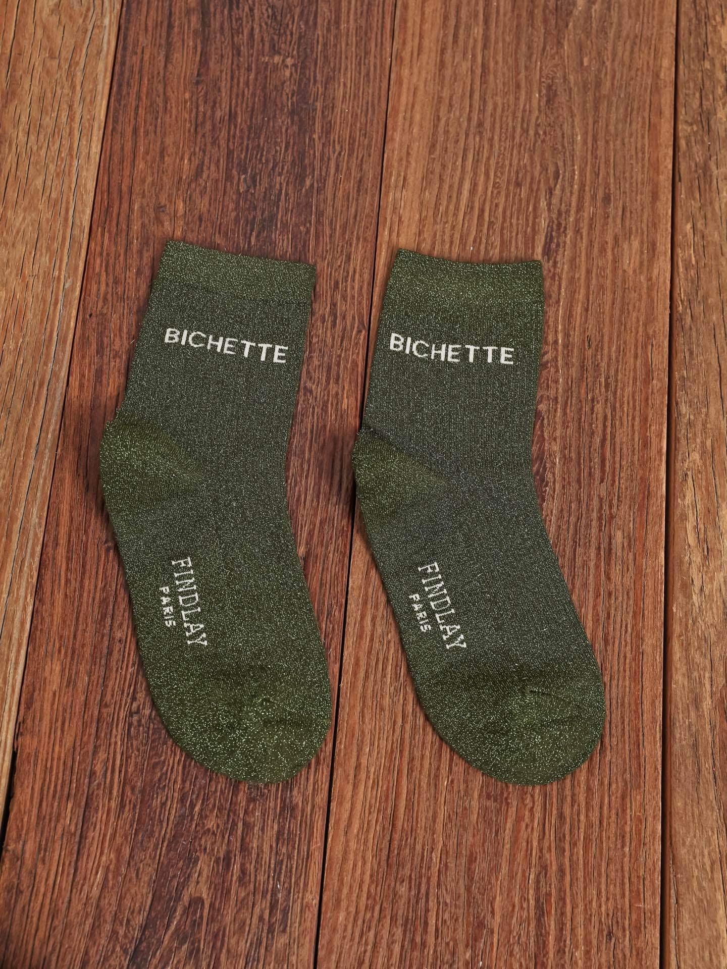 Chaussettes paillettes "Bichette"