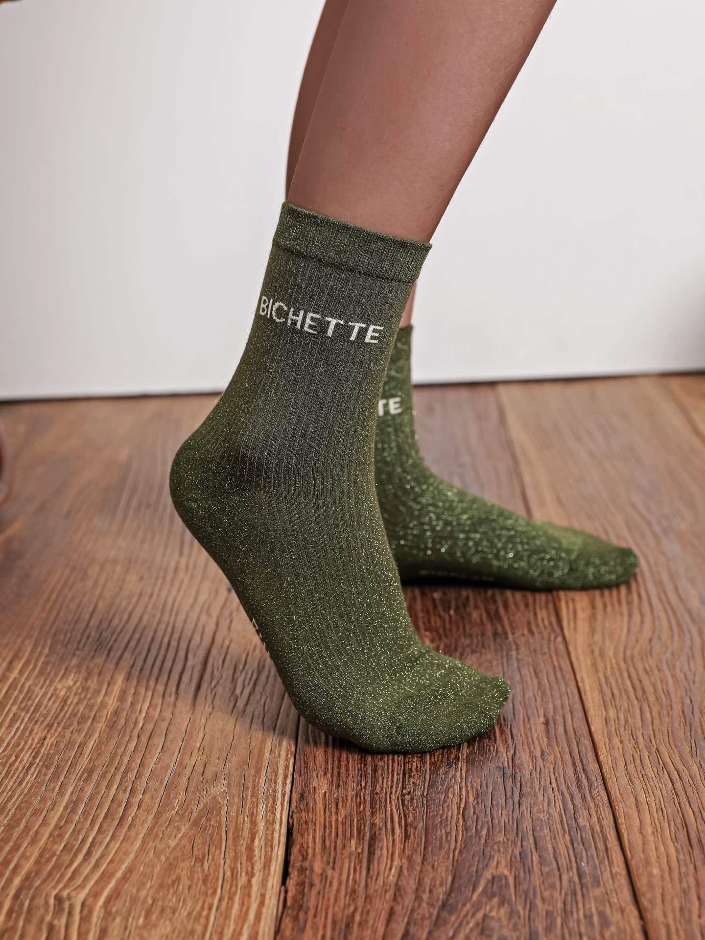 Chaussettes paillettes "Bichette"