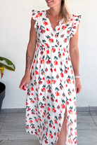 Robe longue blanche