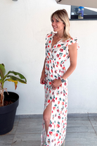 Robe longue blanche