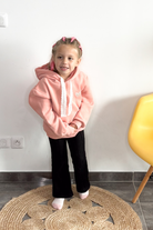 Sweat à capuche rose Enfant la boutique de lydie