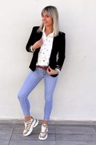 Jean skinny bleu clair femme la boutique de lydie