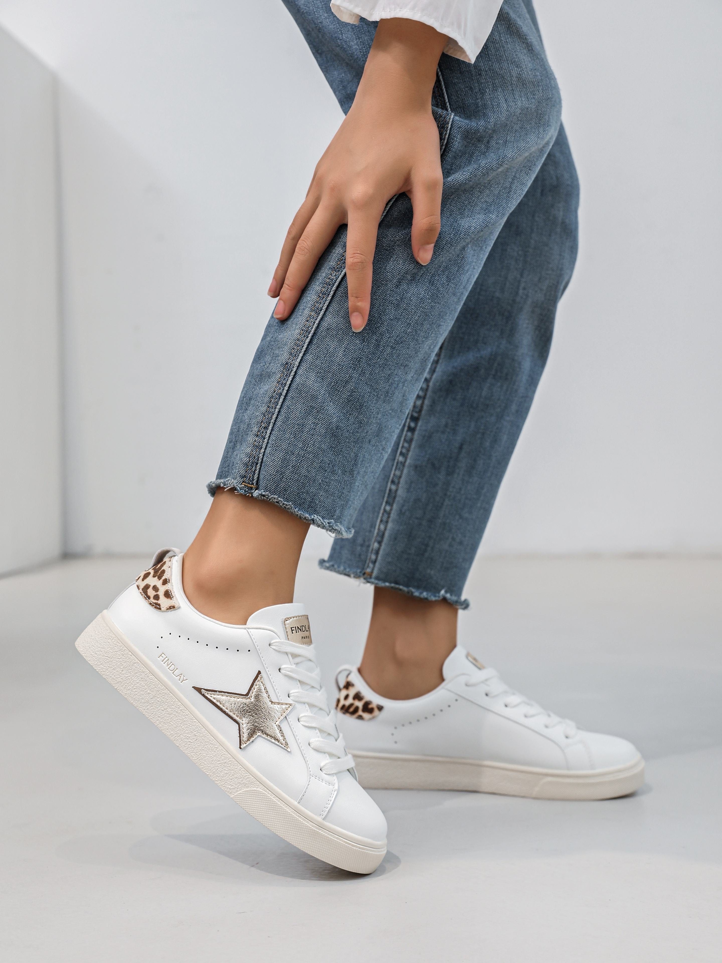 baskets dorées et léopard la boutique de lydie 