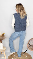 Jean Wide leg bleu clair femme