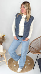 Jean Wide leg bleu clair femme