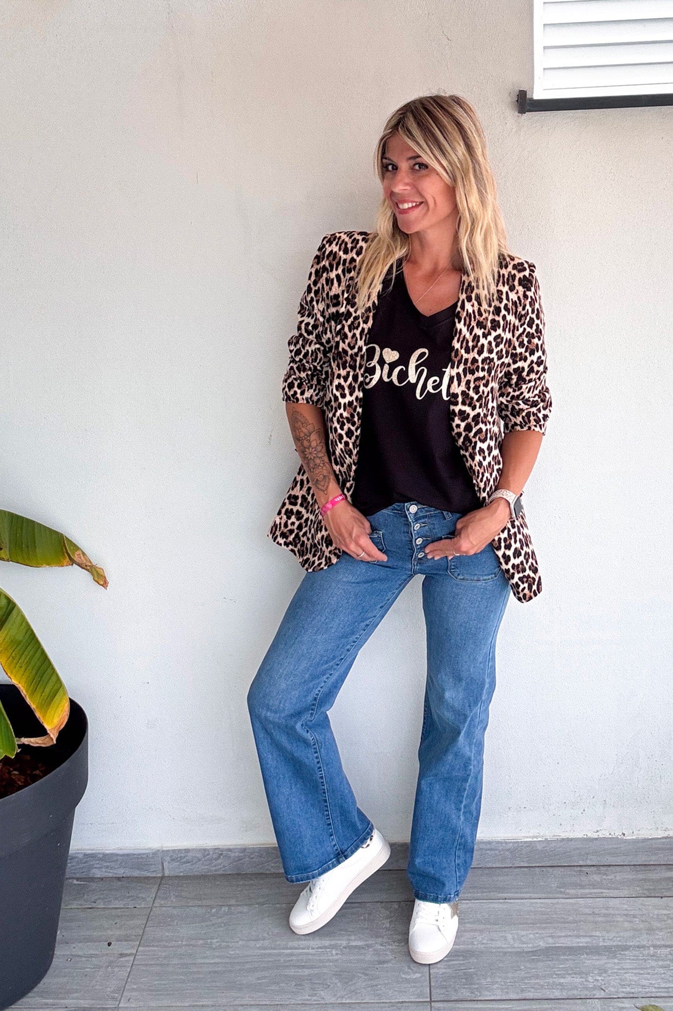 Blazer imprimé léopard la boutique de lydie