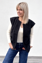 Gilet sans manches noir femme la boutique de lydie