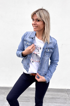 Veste en jean femme la boutique de lydie