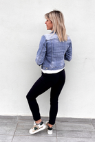 Veste en jean femme