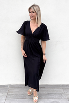 Robe longue noire