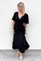 Robe longue noire