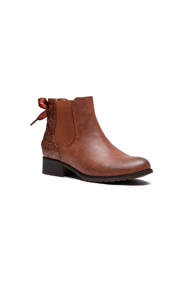 Bottines chelsea camel,
