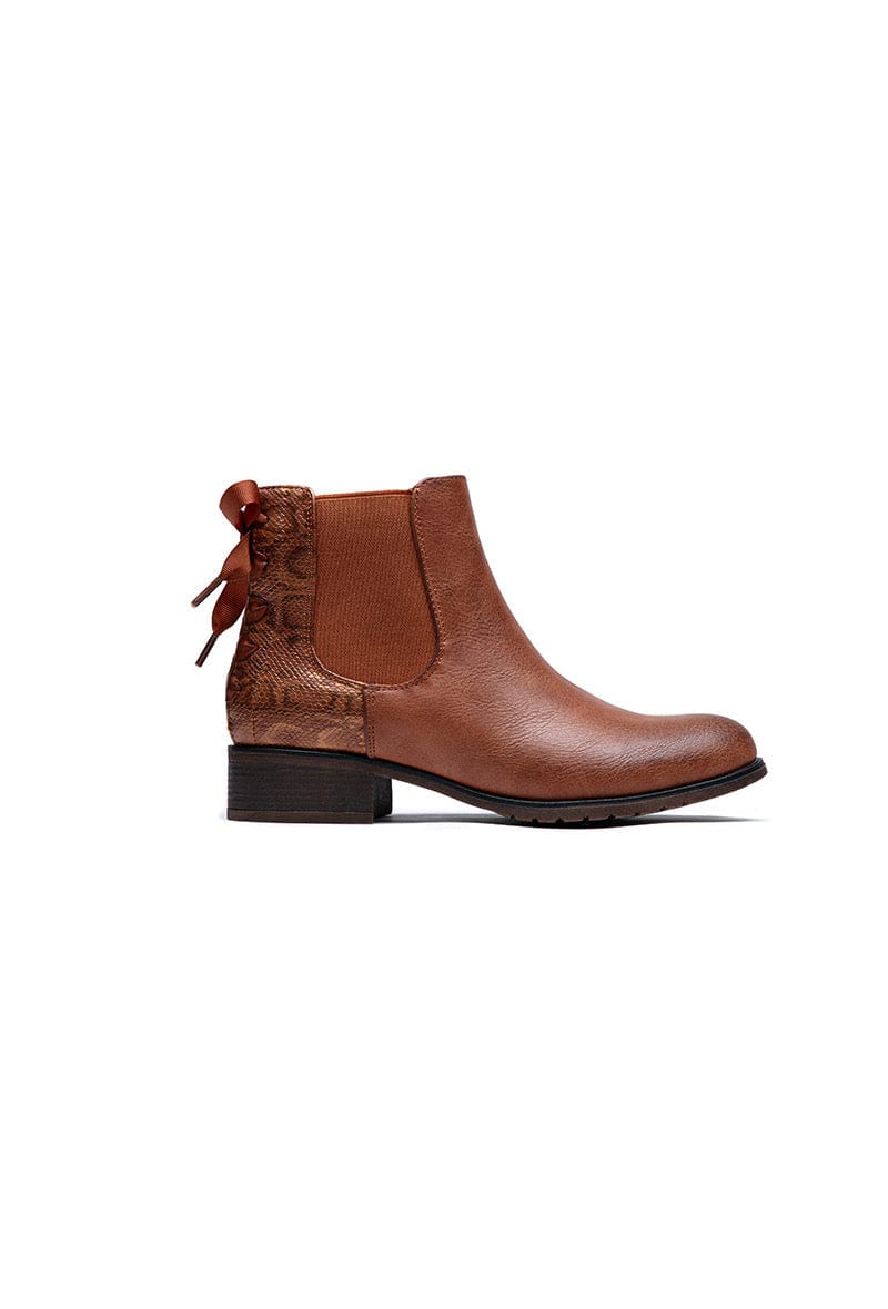 Bottines chelsea camel,