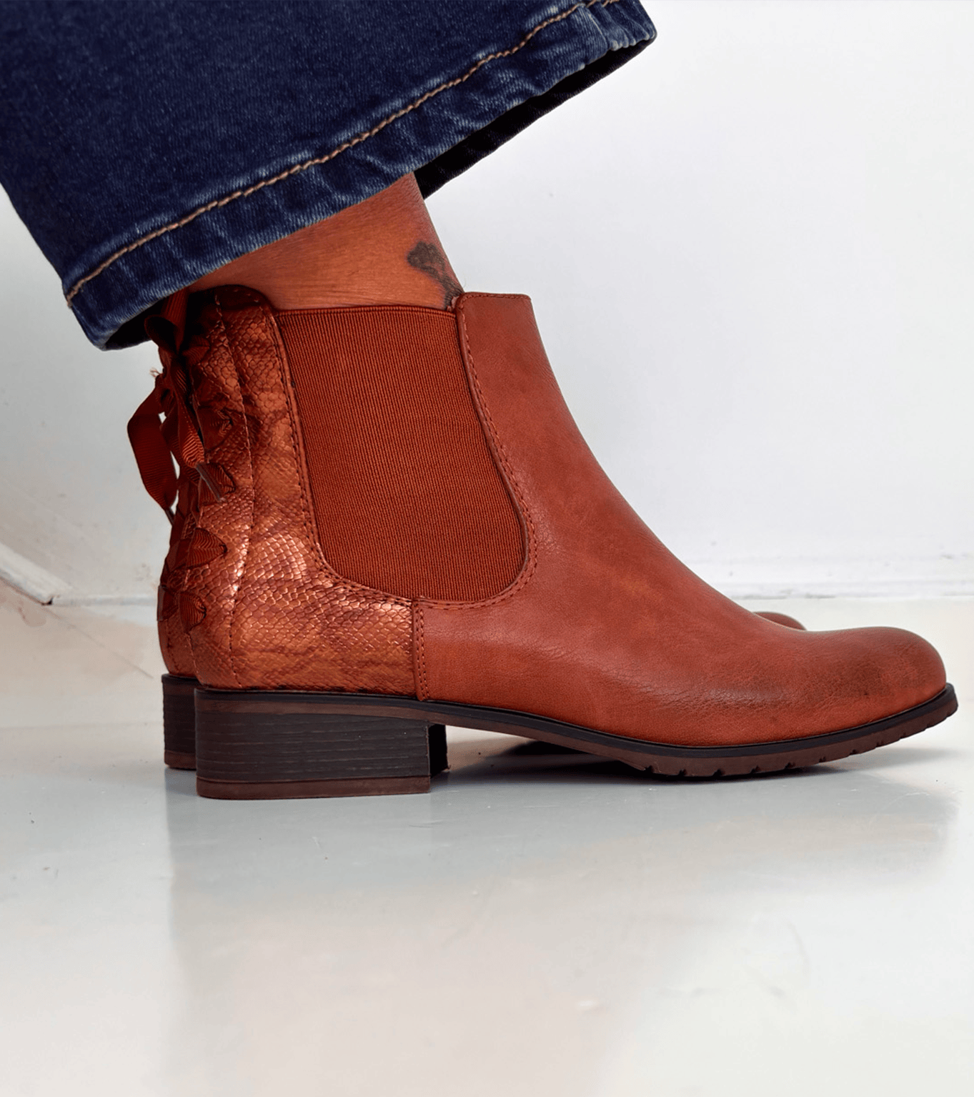 Bottines chelsea camel la boutique de lydie