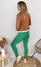 Jean Skinny Vert femme