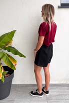 Jupe short noir