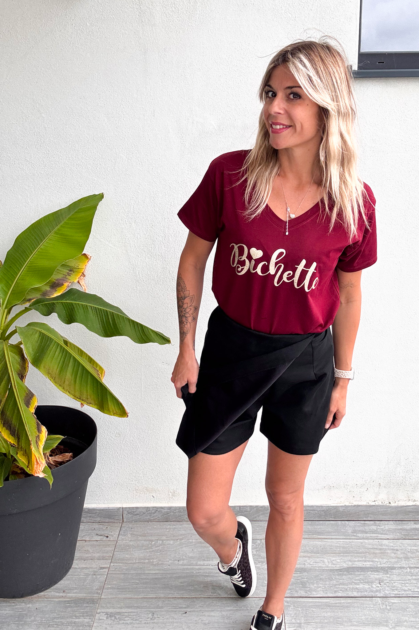 Jupe short noir