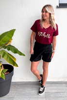 Jupe short noir