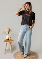 T-shirt chocolat Iconic
