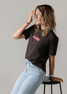 T-shirt chocolat Iconic la boutique de lydie
