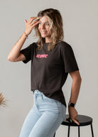 T-shirt chocolat Iconic
