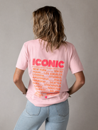 T-shirt rose pastel Iconic la boutique de lydie