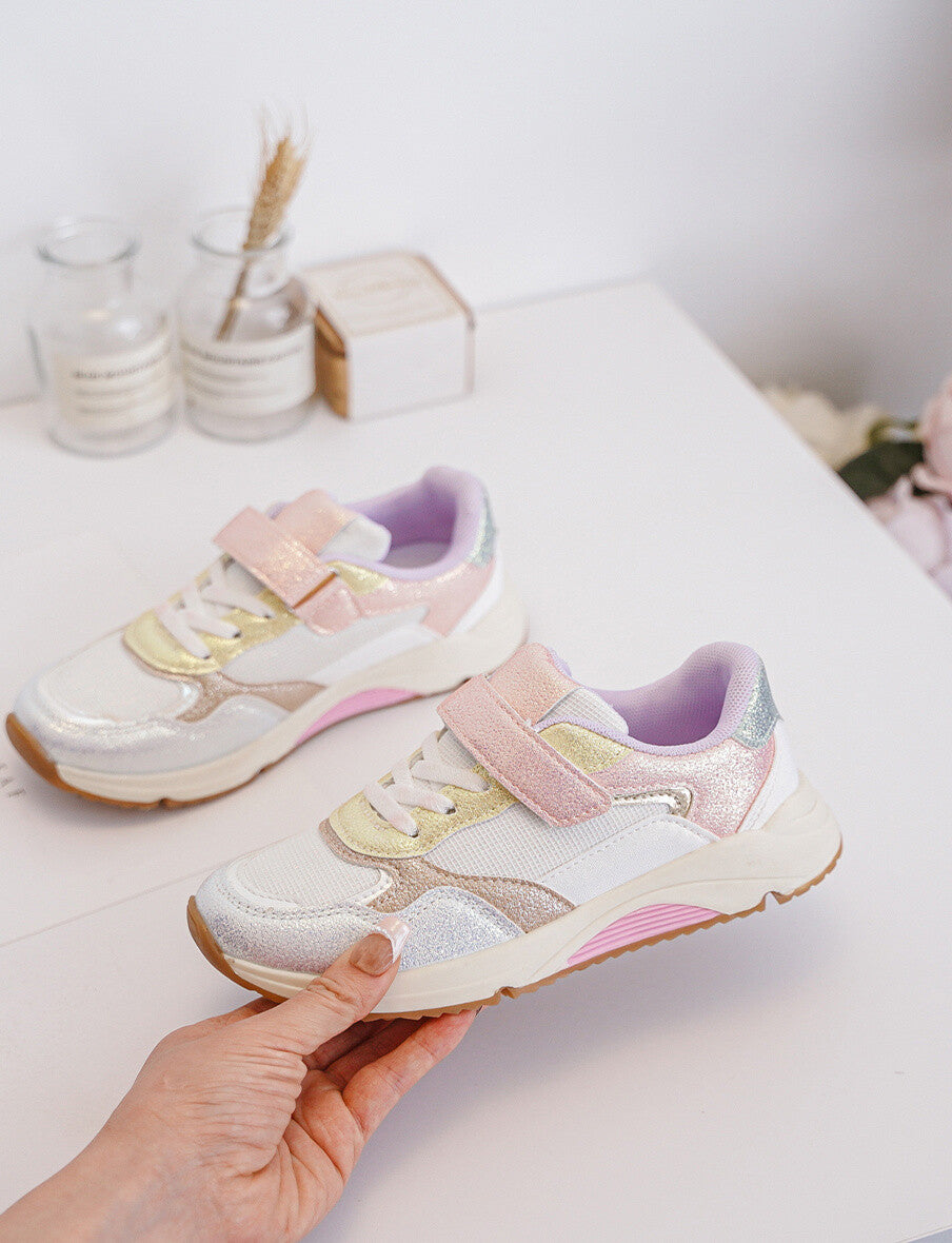 Baskets coloré brillante 