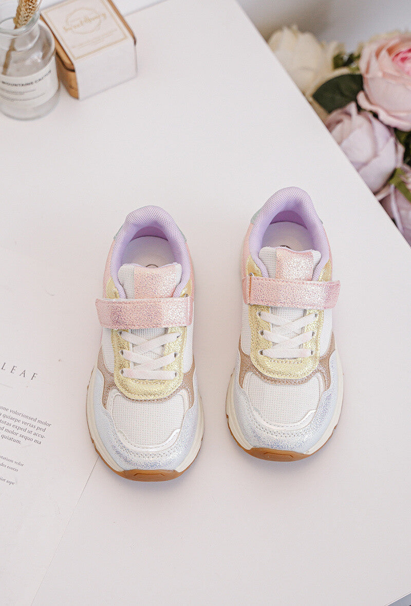 Baskets coloré brillante 