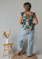 Blouse Tropicale – Imprimé Exotique 