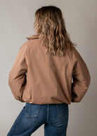 Blouson bombers court oversize Camel