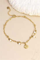 Chaîne de Cheville Coquillage & Perle