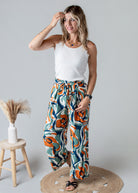 Pantalon Fluide Imprimé Abstrait la Boutique de Lydie