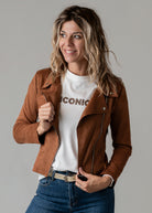 Perfecto Célia Camel femme