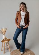 Perfecto Célia Camel femme